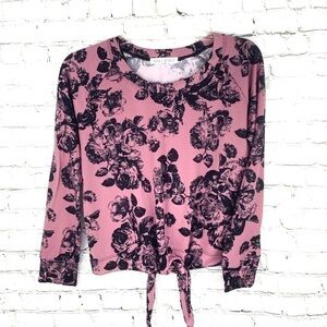 EUC-LOLA Grace Floral ThinSweater Fall Weather Top